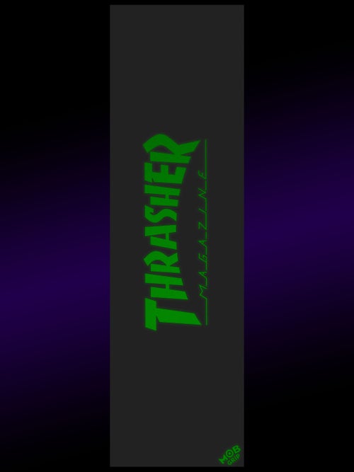 Thrasher Glow Logo 10" Griptape by Mob