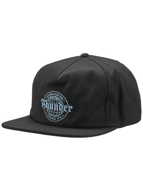 Thunder Worldwide Hat Black Blue Snapback