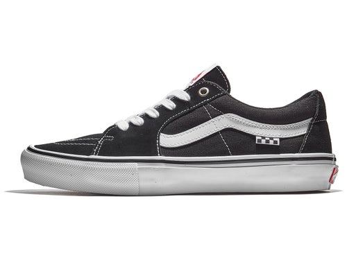 Vans Skate Sk8-Low Shoes Black/White - Warehouse