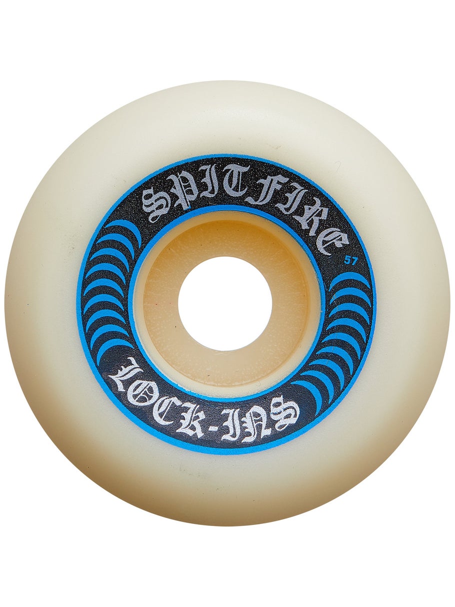Spitfire Formula Four Lock-Ins 99a Wheels White/Blue 55mm