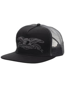 AH Basic Eagle Mesh Hat Adjust Black/Charcoal