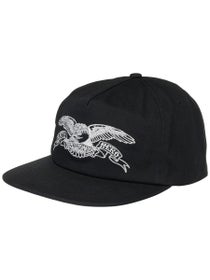 Anti Hero Basic Eagle Snapback Hat Black/Grey
