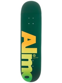 Almost Fall Off Logo Green Deck 8.25 x 32.1