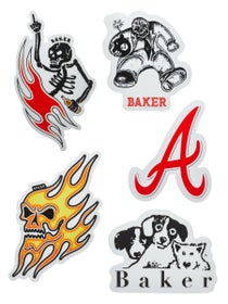Baker Time Bomb Stickers 5 Pack
