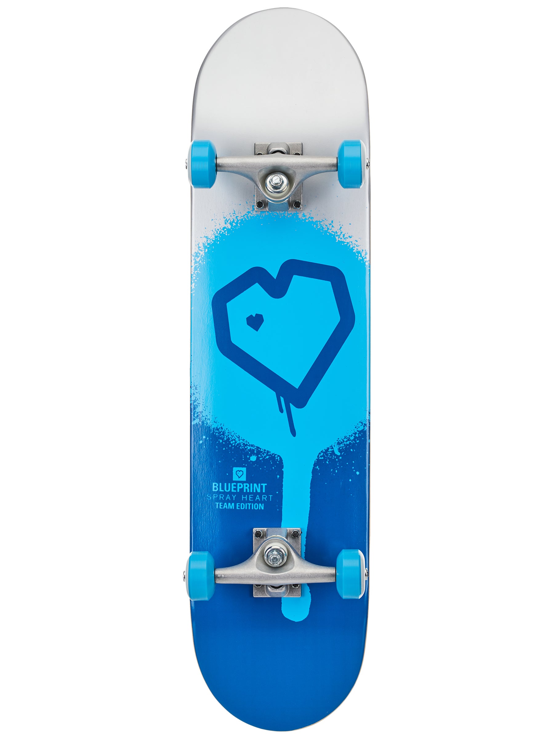 Blueprint Spray Heart Skateboard Deck 