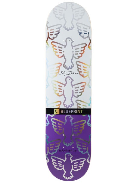 Blueprint Sky x MLSL Holographic Bird Deck 8 x 31.56