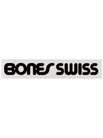 Bones Swiss Type Filled Sticker Black