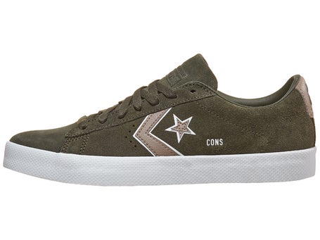 Converse Pro Leather Vulc Shoes\Cave Green/Wht/Mud Mask