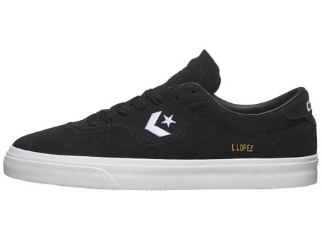 Converse Louie Lopez Pro Shoes\Black/Black/White Suede