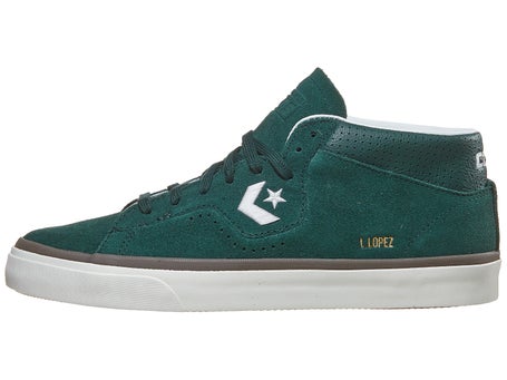 Converse Louie Lopez Pro Mid Shoes\Deep Emerald/White