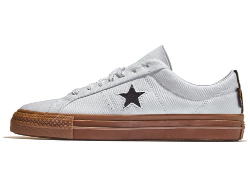 Converse One Star Pro Shoes Cordura White/Black/Gum - Skate Warehouse