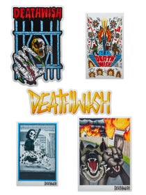 Deathwish Golden Stickers Pack 5 Pack