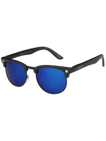 Glassy Morrison Polarized Sunglasses Black/Blue Mirror