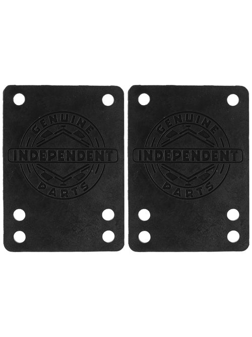 PATIKIL Skateboard Riser Pads Schrauben Set, 2er Pack 12mm Winkel Keil Riser Pad Stoßdämpfung Mit 8 Stück 1,75" Hardware Schrauben Muttern Für Cruiser, Schwarz