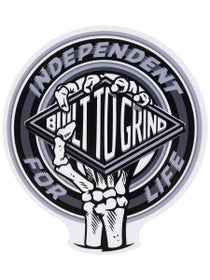 Independent For Life Clutch 3.5" Sticker Grey