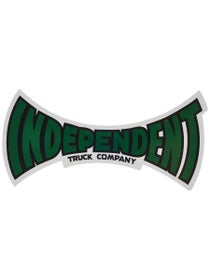 Independent Span Logo 6" Sticker Green