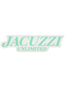 Jacuzzi Unlimited Logo Sticker Teal