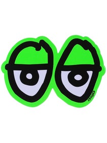 Krooked Eyes Sticker Black/Green Medium