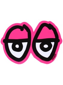 Krooked Eyes Sticker Black/Pink Medium