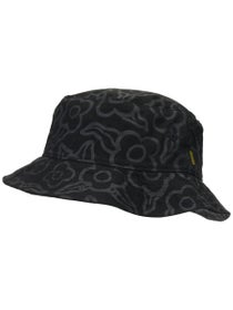 Krooked Flowers Bucket Hat Black