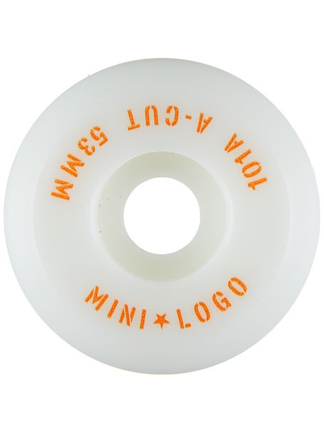 Mini Logo A-Cut 2 White 101a Wheels