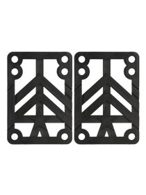 Mini Logo Riser Pads 1/4"  Black