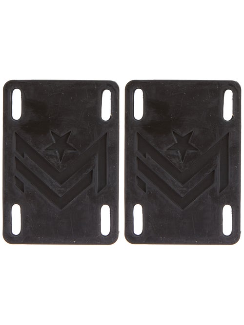 PATIKIL Skateboard Riser Pads - 10 Pack, 1.1" Thick, Black Shock Absorbing Pads For Longboard Trucks