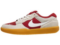 Nike SB Force 58 Shoes Team Red/White-Summit White