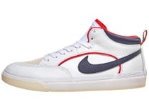Nike SB Leo Prm Shoes White/Midnight Navy