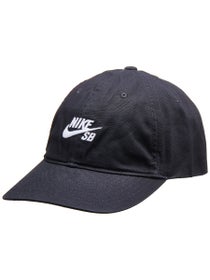 Nike SB Club Cap Hat Black/White