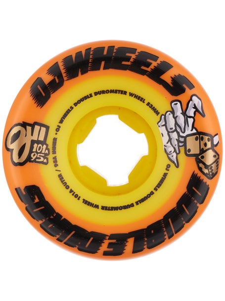 OJ Double Duro 101a/95a Wheels\Pastel Orange/Yellow