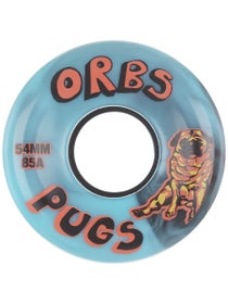 Orbs Pugs Black/Blue Swirl 85a Wheels