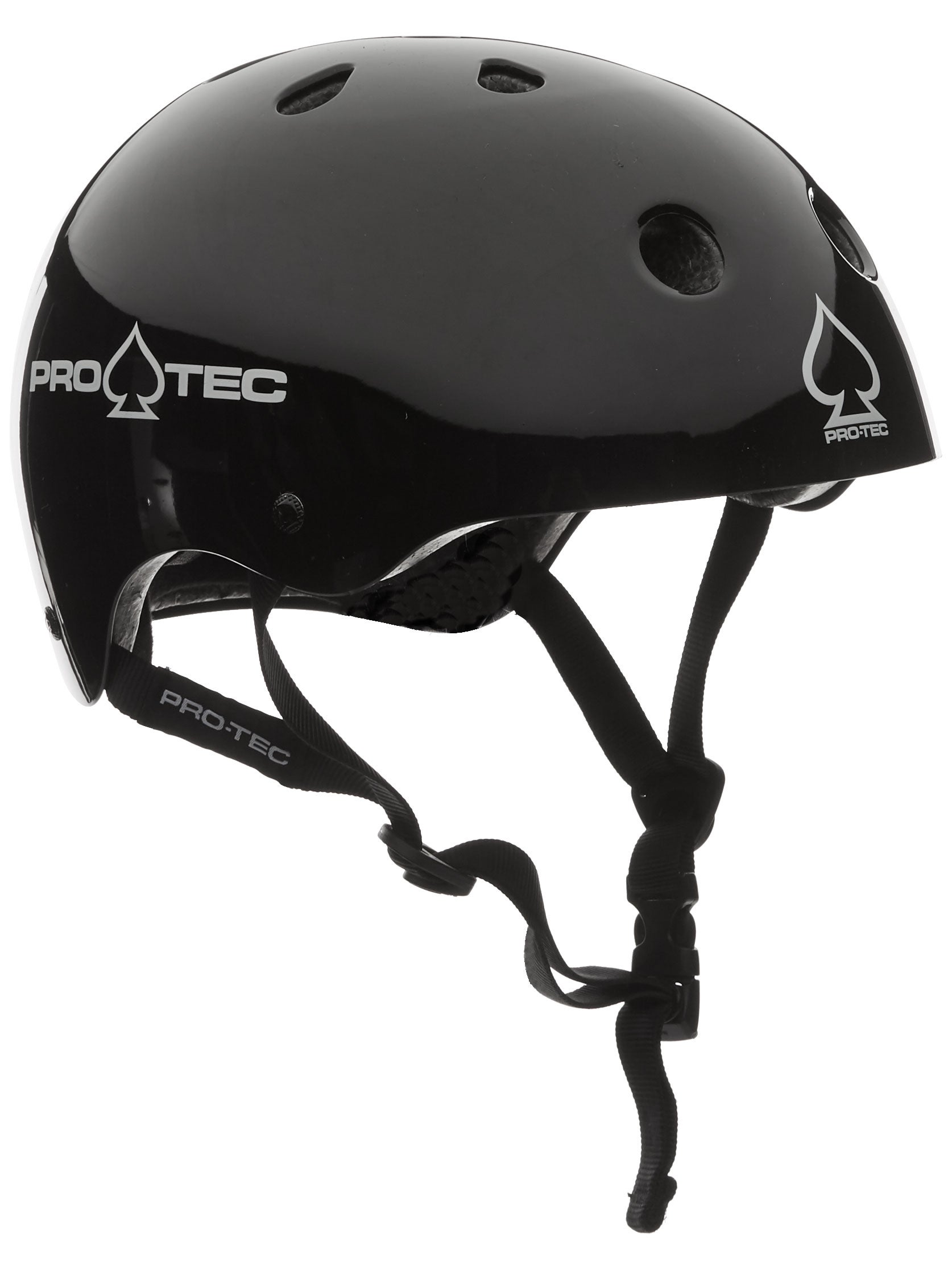Protec Classic Gloss Black Skate Helmet 