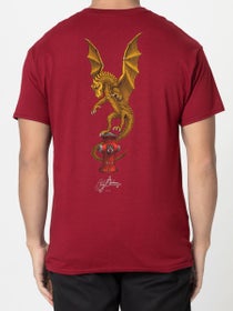 Powell-Peralta Anderson Vajra T-Shirt Burgundy