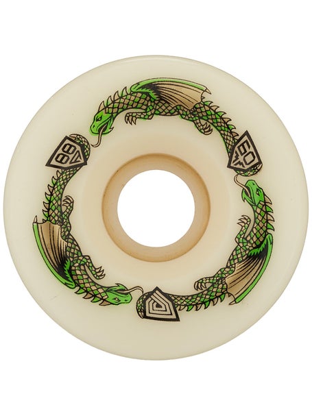 Powell Peralta Dragon Formula 88a BOM Green Wheels