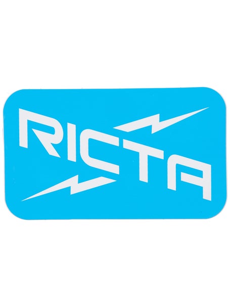 Ricta Logo 3 Sticker\ lue/White