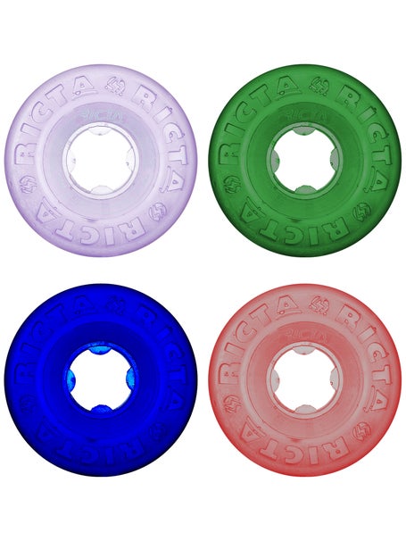 Ricta Super Crystal 95a Wheels\Purple/Grn/Blue/Red