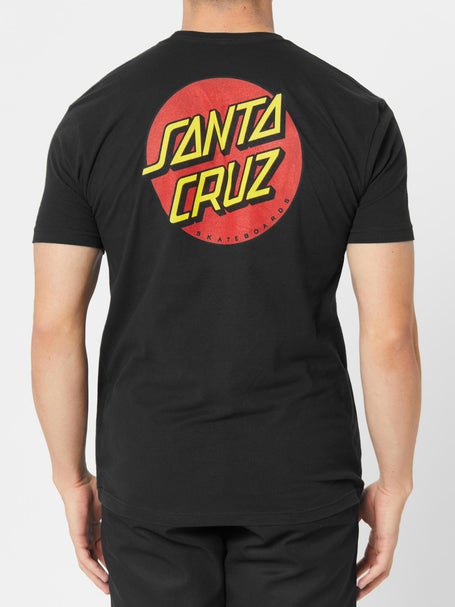 Santa Cruz Classic Dot Chest T-Shirt\Black