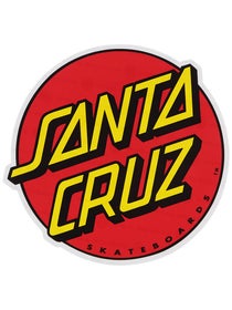 Santa Cruz Classic Dot 6" Sticker Red/Yellow