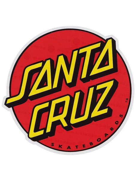 Santa Cruz Classic Dot 6 Sticker\ ed/Yellow