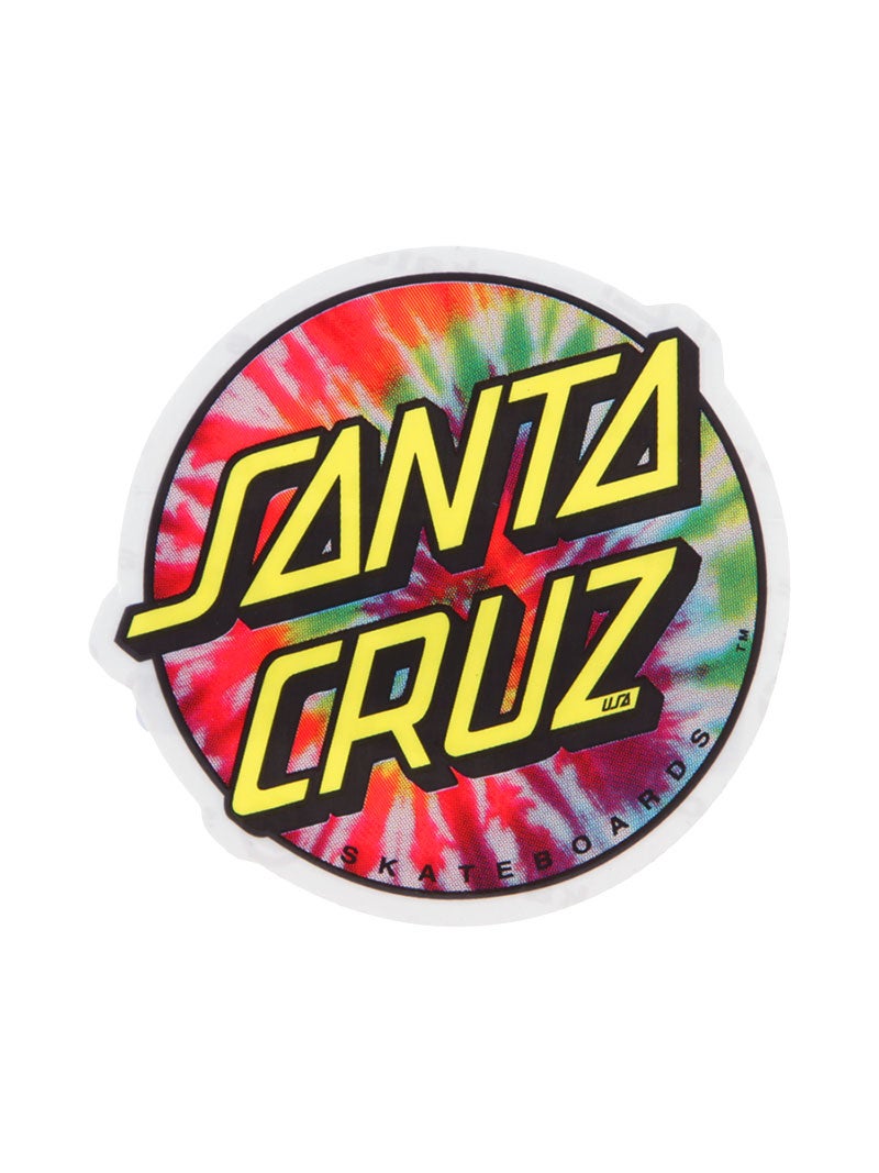 FREE SHIPPING! Santa Cruz Tie Dye Dot Sticker 3" 