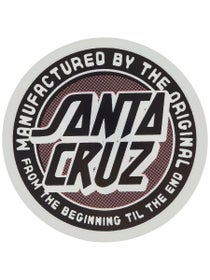 Santa Cruz TTE MFG Dot 3.5" Sticker