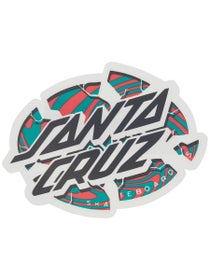 Santa Cruz Warp Broken Dot 5" x 3.875" Sticker