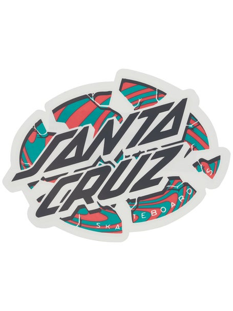 Santa Cruz Warp Broken Dot 5 x 3.875 Sticker
