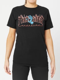 Santa Cruz Women's Thrasher Screaming Flame S/S T-Shirt