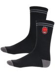 Spitfire Bighead Fill Emb Swirl Socks Black/Charcoal