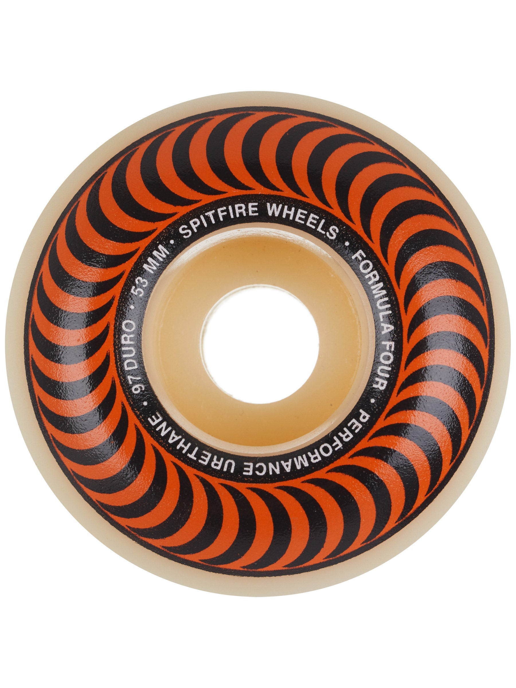 Spitfire Formula Four Classic 97a Skateboard Wheels Natural Pack of 4 