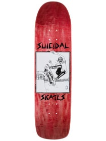 Suicidal Skates Pool Skater Asst Stains Deck 8.5x32.075
