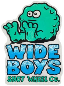 Snot Wheels Wide Boy Sticker Sticker Blue