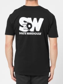Skate Warehouse Fast Logo T-Shirt Black